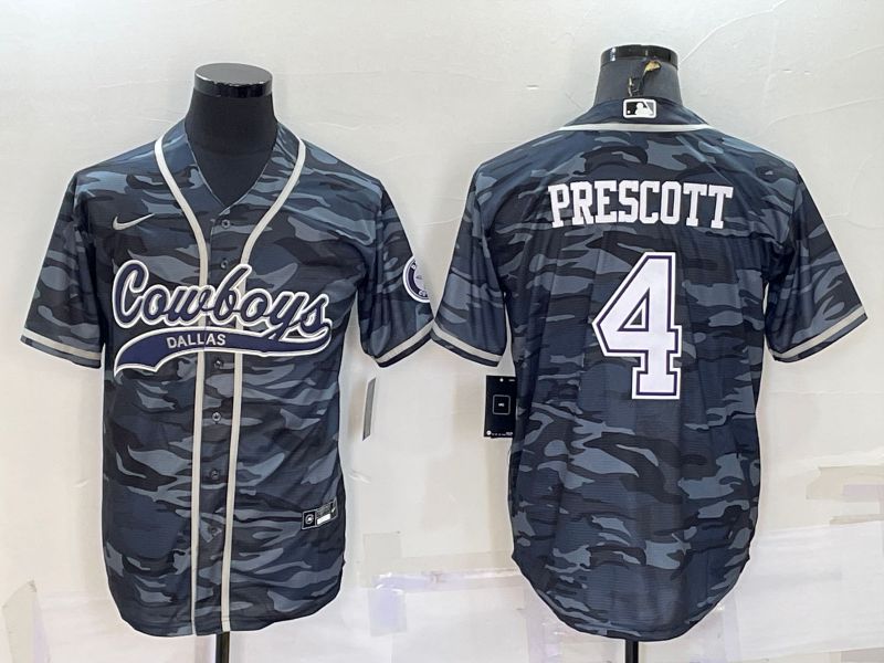 Men Dallas Cowboys #4 Prescott Camo 2022 Nike Co branded NFL Jerseys->dallas cowboys->NFL Jersey